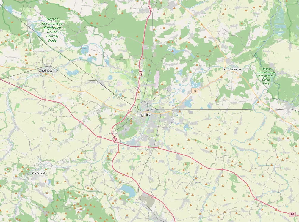 zasięg usuwania azbestu z oddziału Legnica