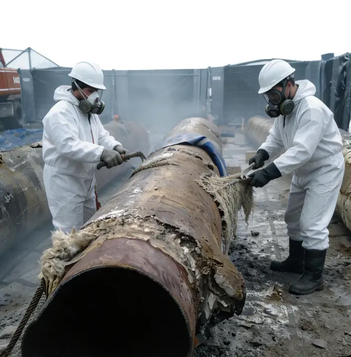 Usuwanie izolacji z&nbsp;rury